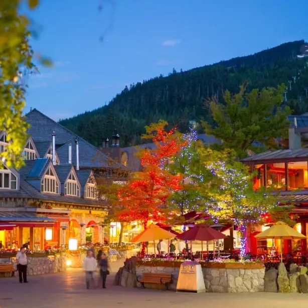 Can Whistler Village summer view