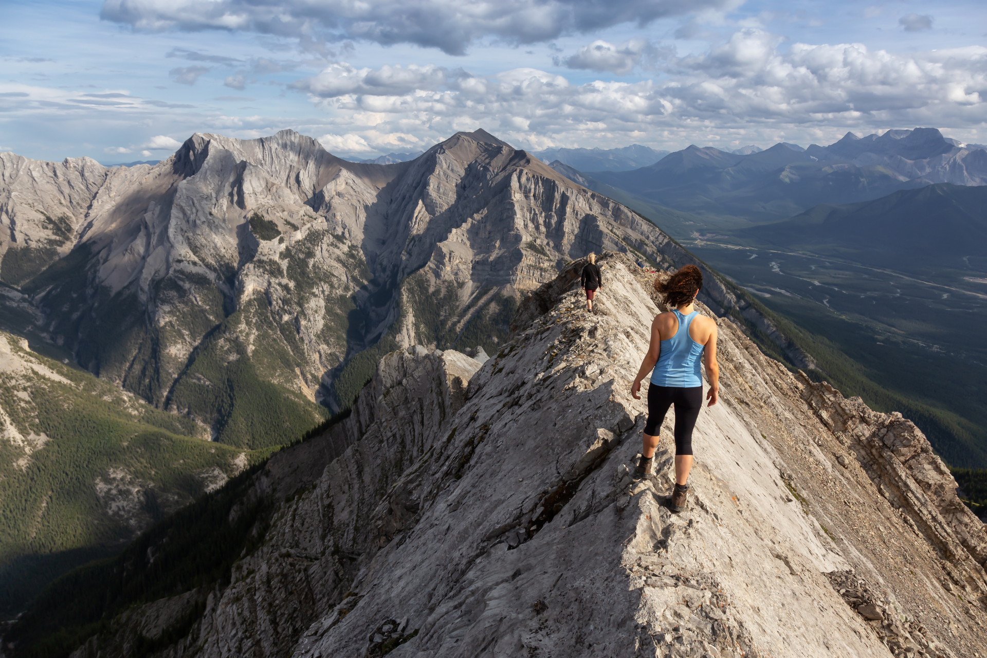 Canada Canadian Rockies Mt Lady Macdonald hiking