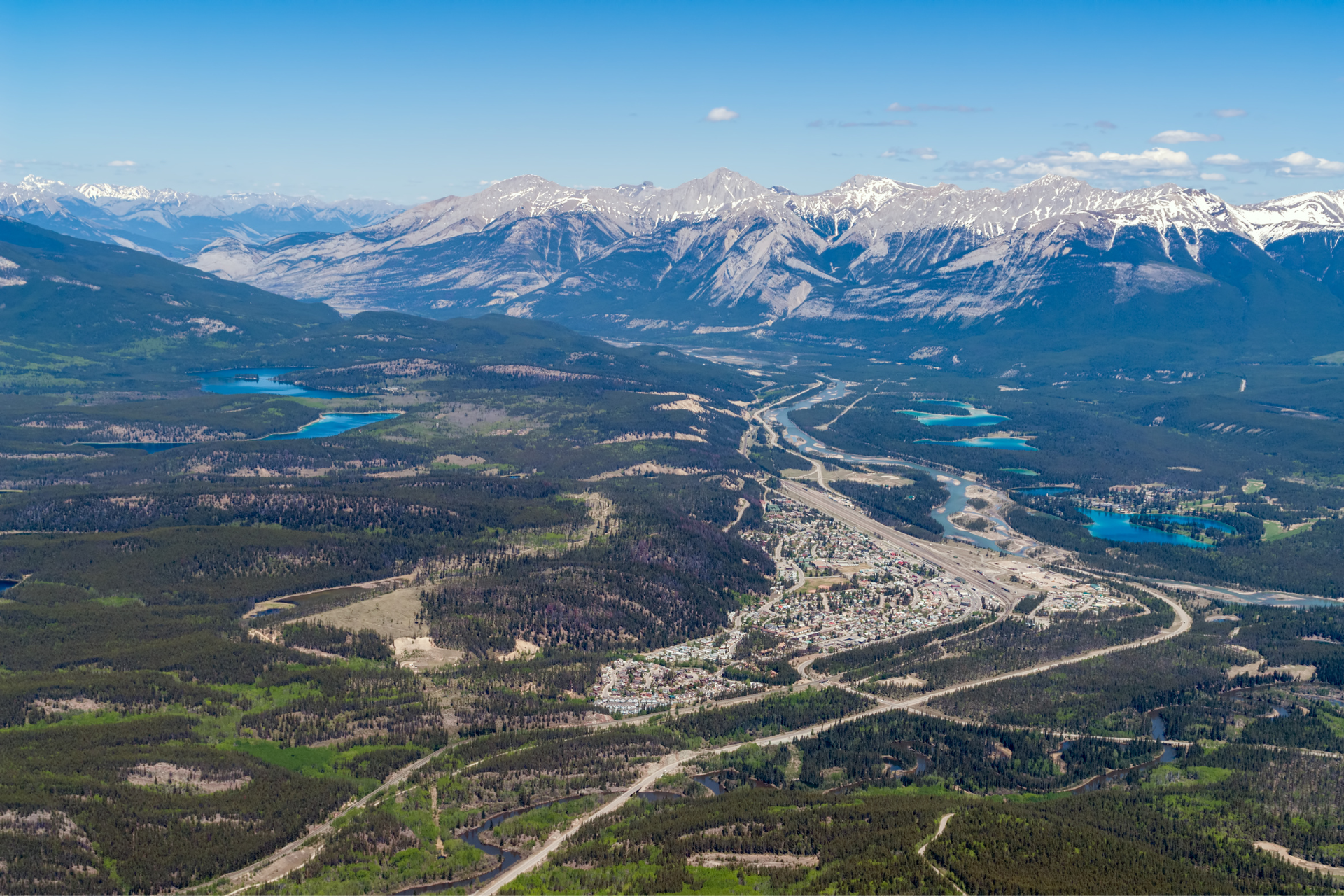 Canada Canadian Rockies Town of Jasper