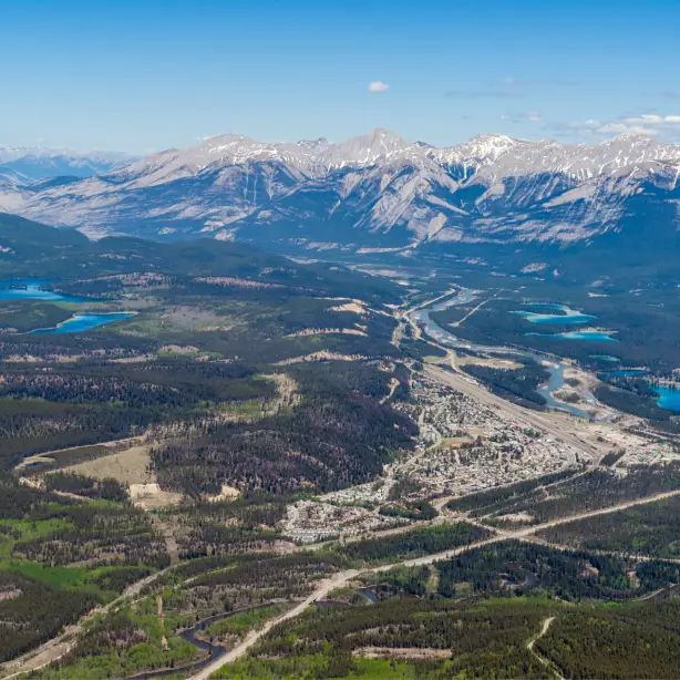 Canada Canadian Rockies Town of Jasper