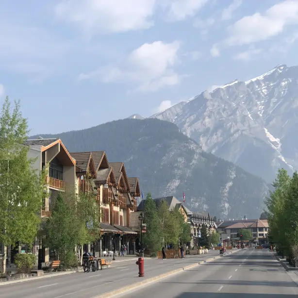 Canada Alberta Banff city