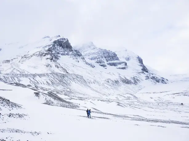 Canada icefields parkway athabasca glacier snow winter ian keefe