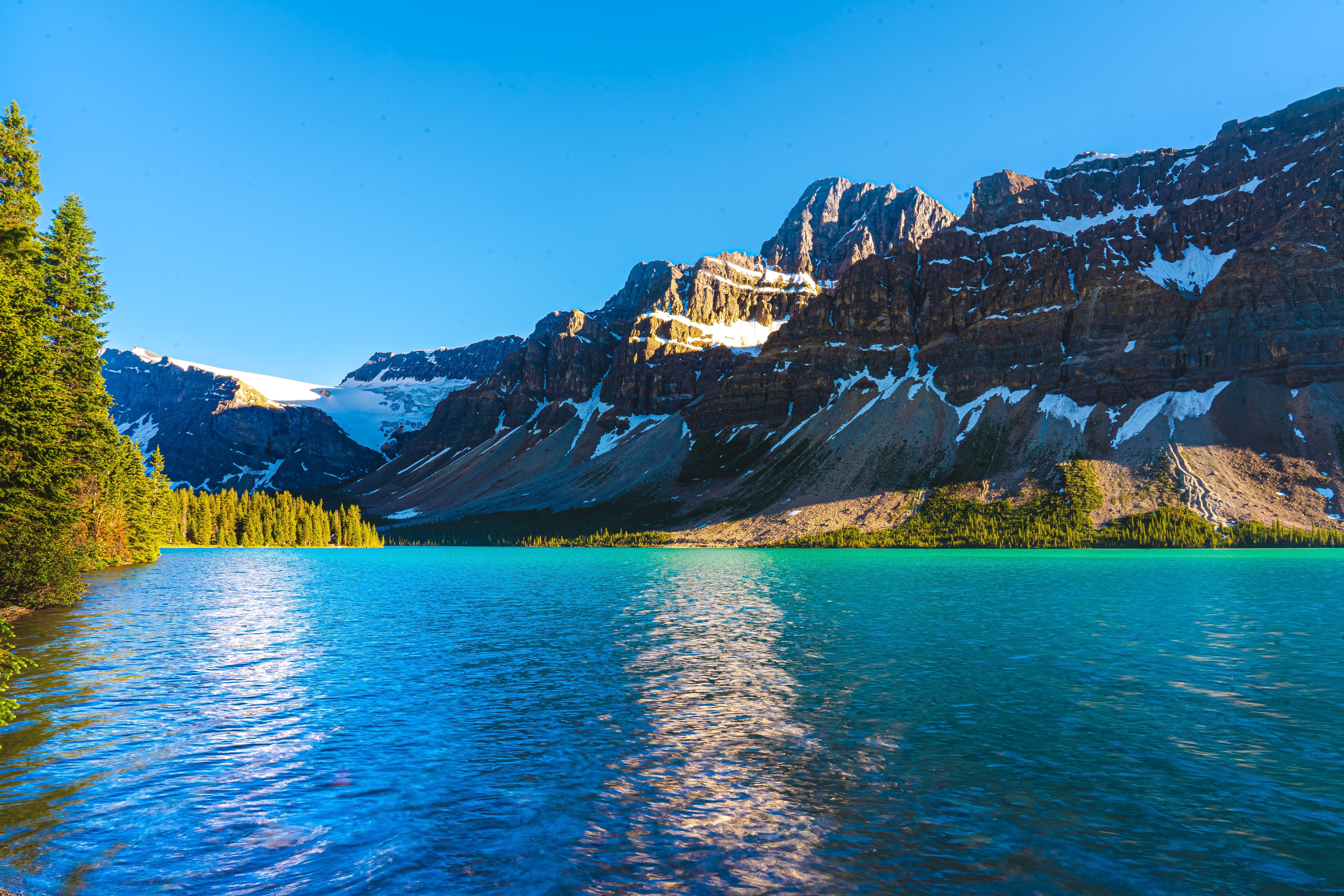 Canada icefields parkway bow lake mountains chong wei