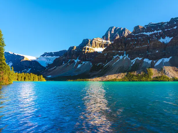 Canada icefields parkway bow lake mountains chong wei