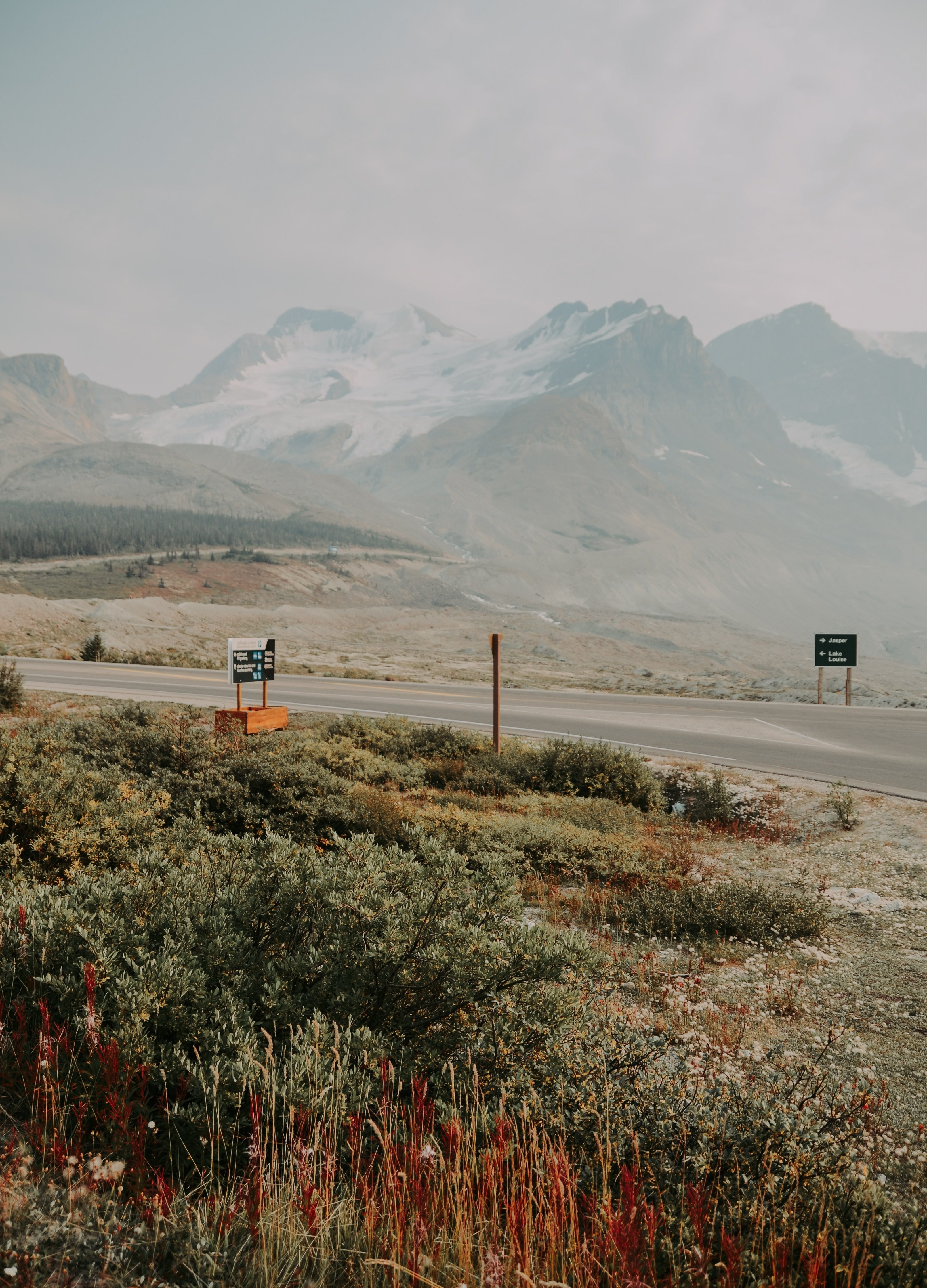 Canada icefields parkway road mountains abben s