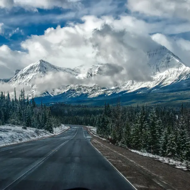 Canada icefields parkway road sky mountains floris siegers