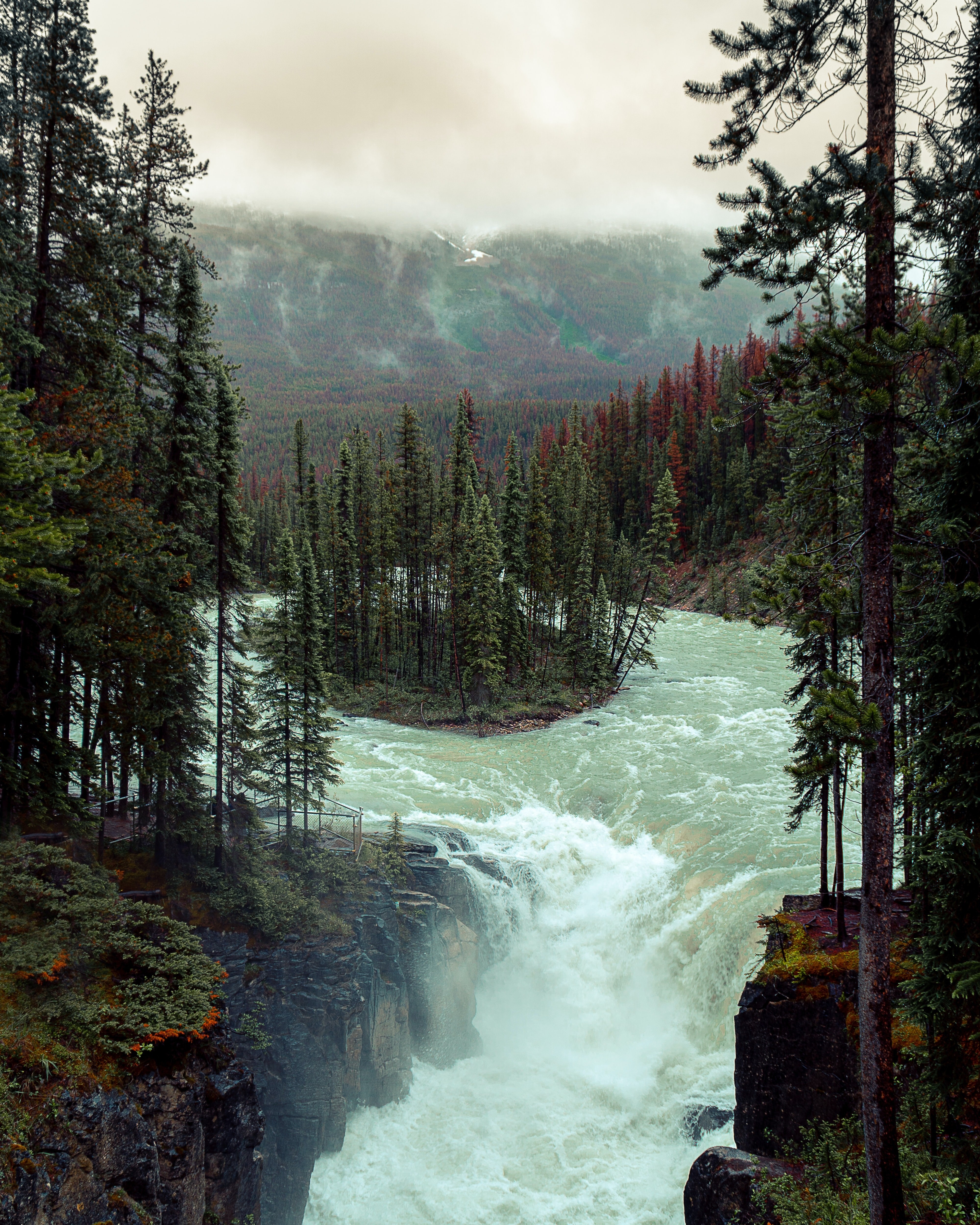 Canada icefields parkway sunwapta falls waterfall james kody