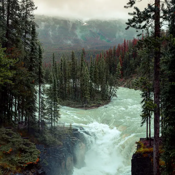 Canada icefields parkway sunwapta falls waterfall james kody