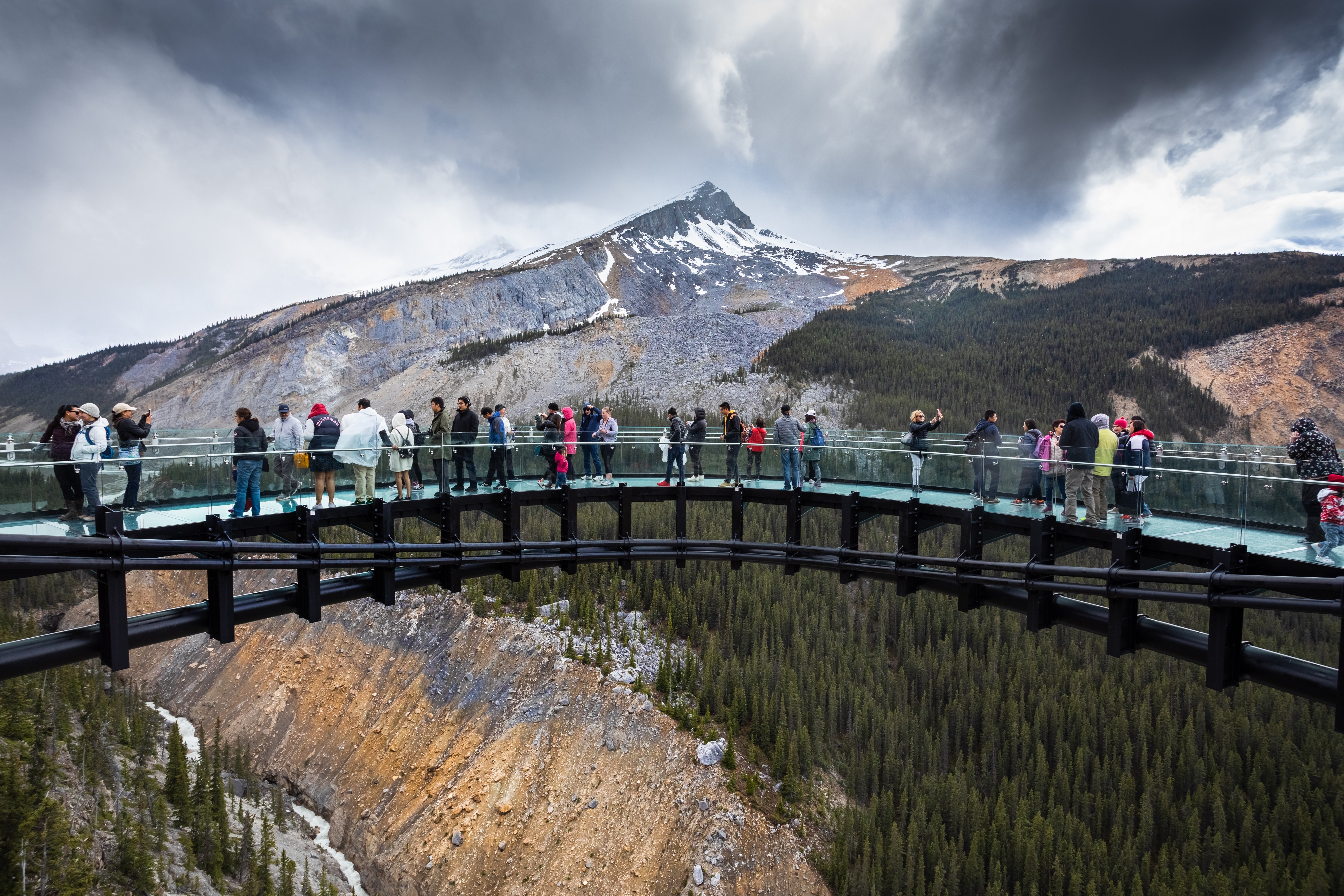 Canada icefields parkway skywalk glacier andy holmes