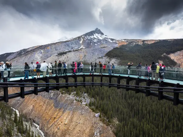 Canada icefields parkway skywalk glacier andy holmes