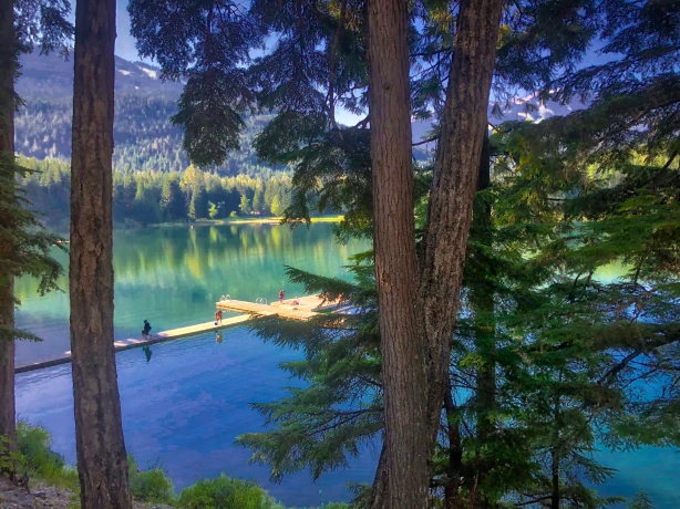 Whistler canada kayak lake