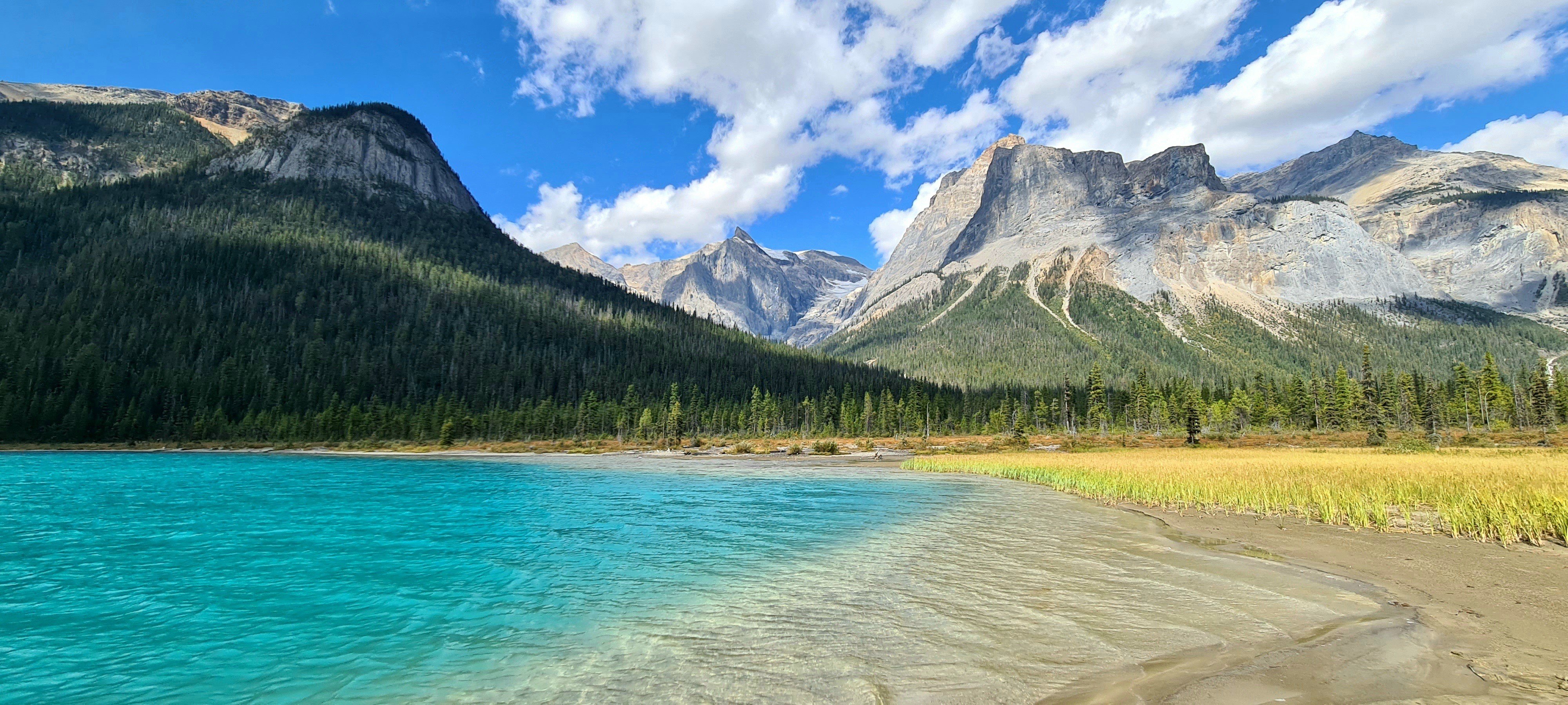 Little America Kanada British Colombia Yoho National Park Emerald Lake Panorama