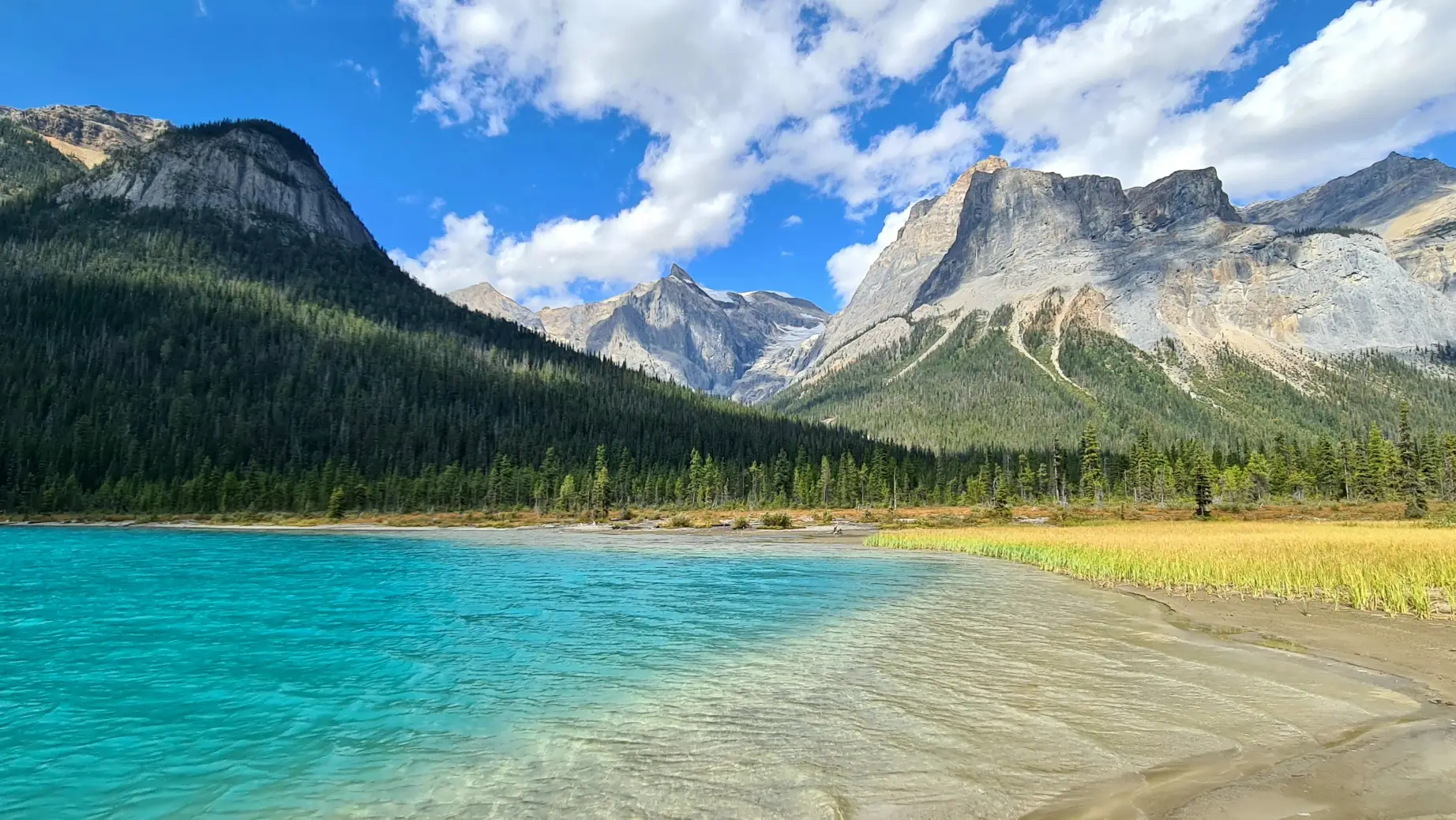 Little America Kanada British Colombia Yoho National Park Emerald Lake Panorama