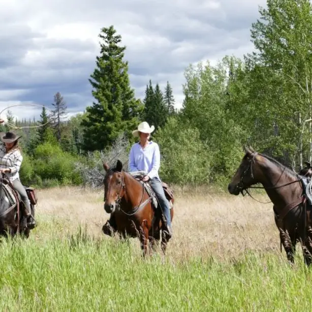Can chilcotin big creek 5594 Big Creek Lodge horse riding