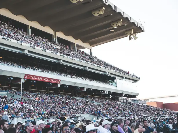 Canada Calgary Stampede crowd
