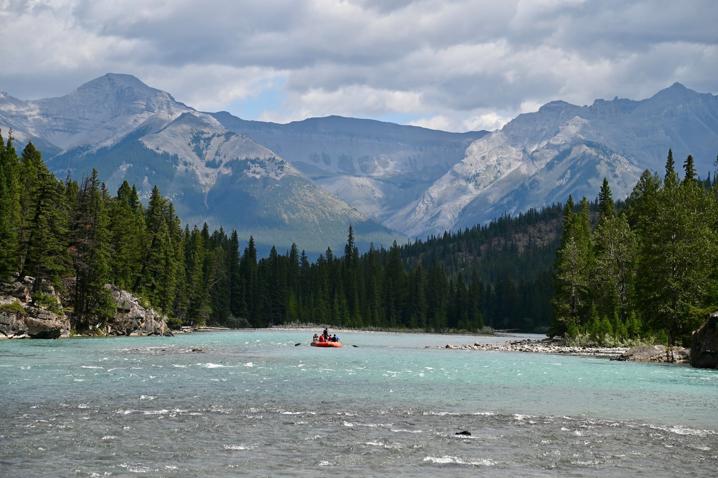 Canada bow river rafting