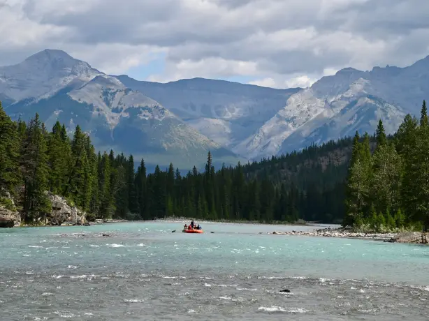 Canada bow river rafting