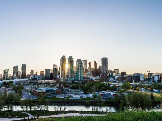 Canada calgary city view