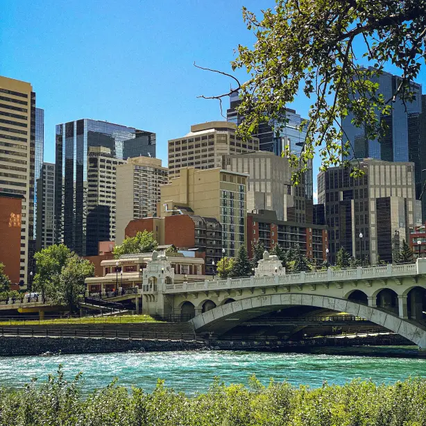 Canada calgary river view