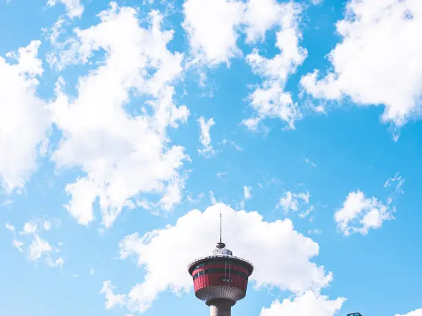 Canada calgary tower view sky