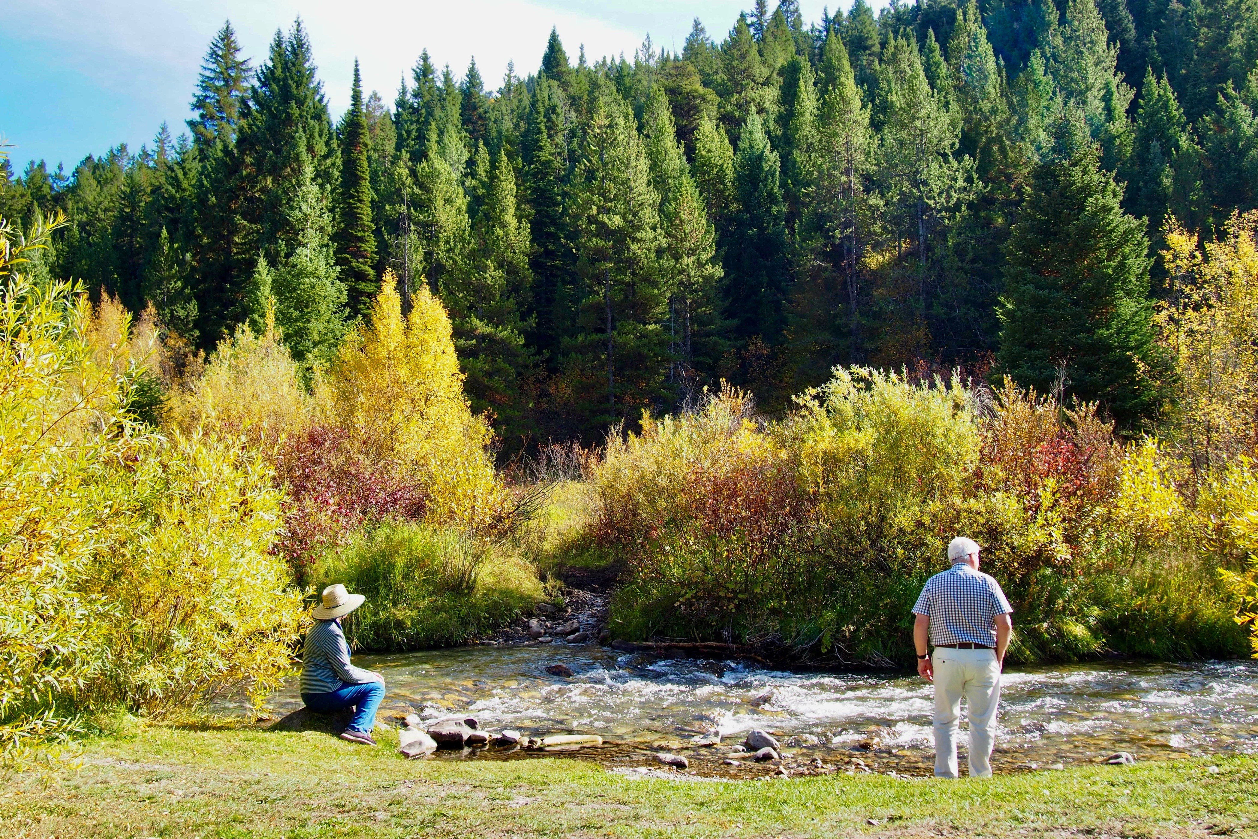 Elizabeth & John Bezzant river