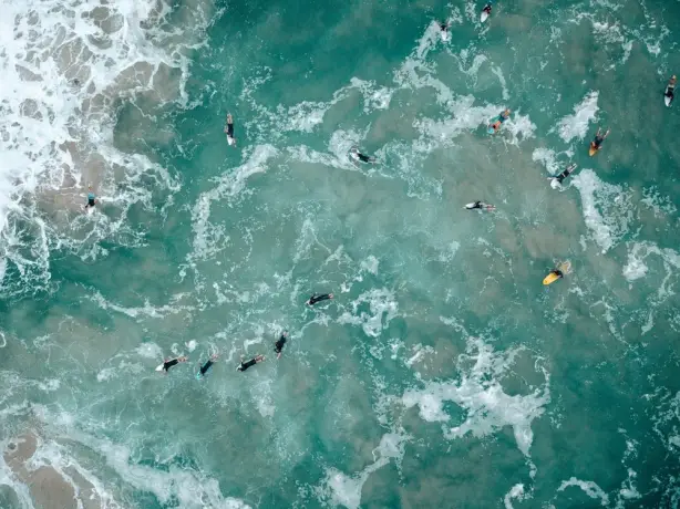 Australien Queensland Surfer