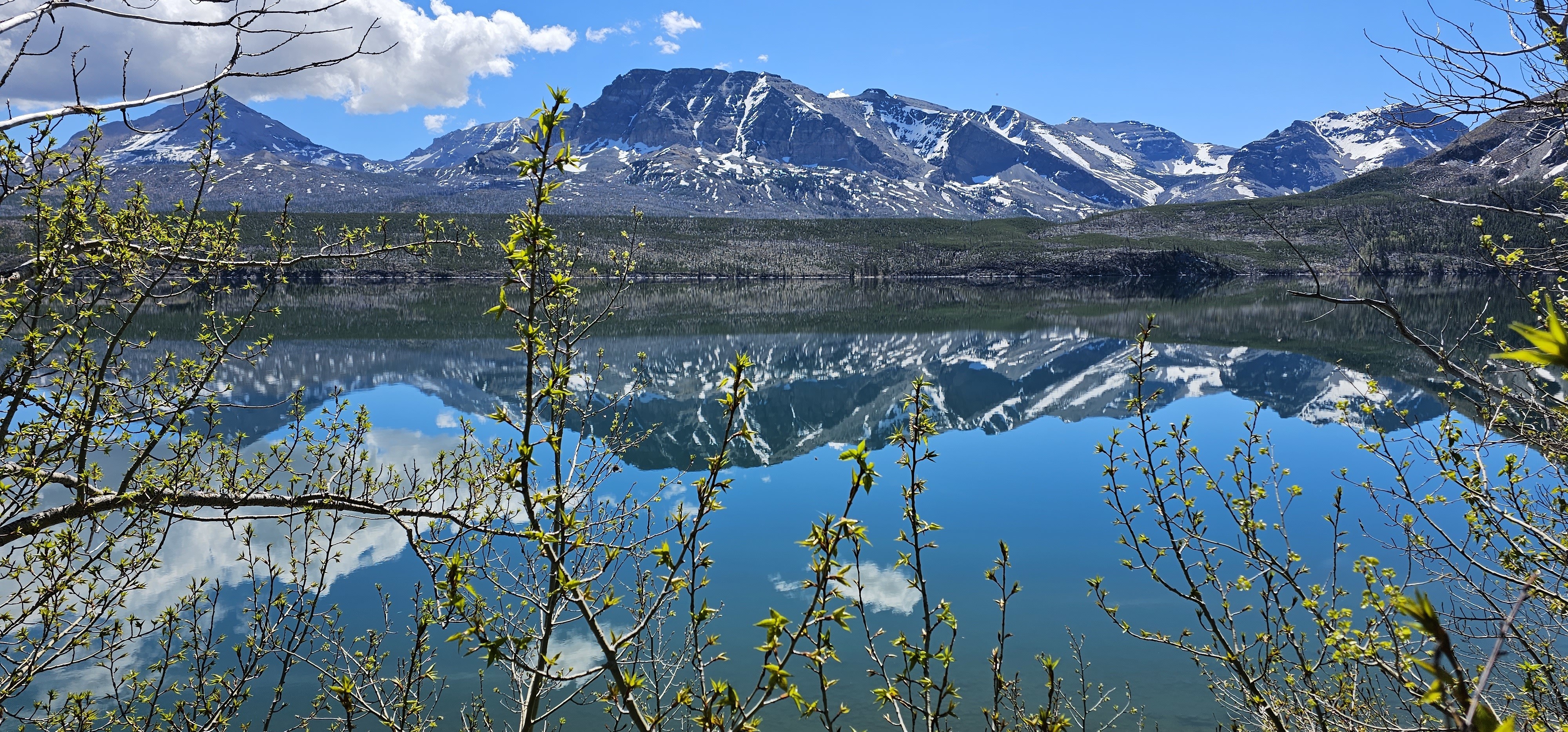 US Montana Glacier National park lake