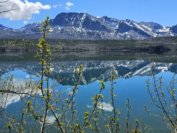 US Montana Glacier National park lake