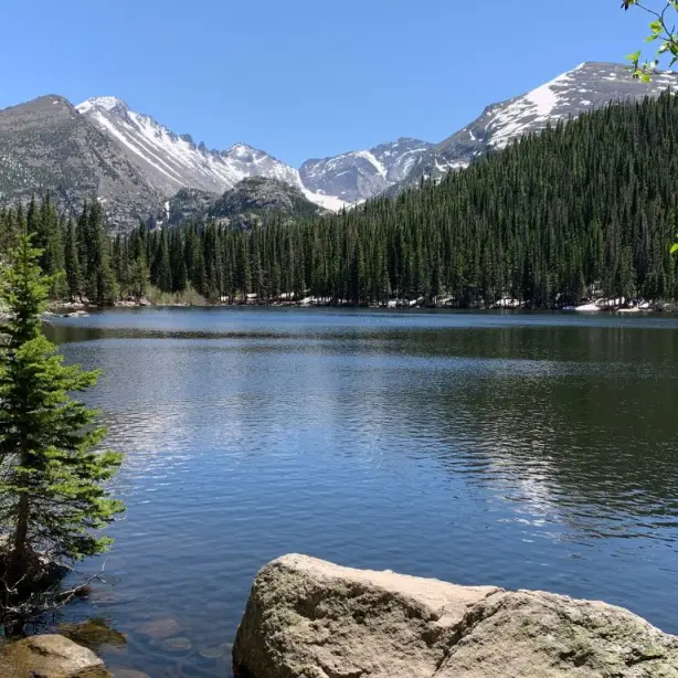 US mountain west Rocky Mountain National Park Bear Lake