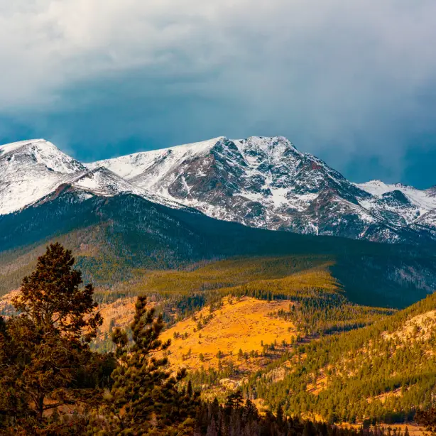 USA Colorado Rocky Mountain National Park fall colors