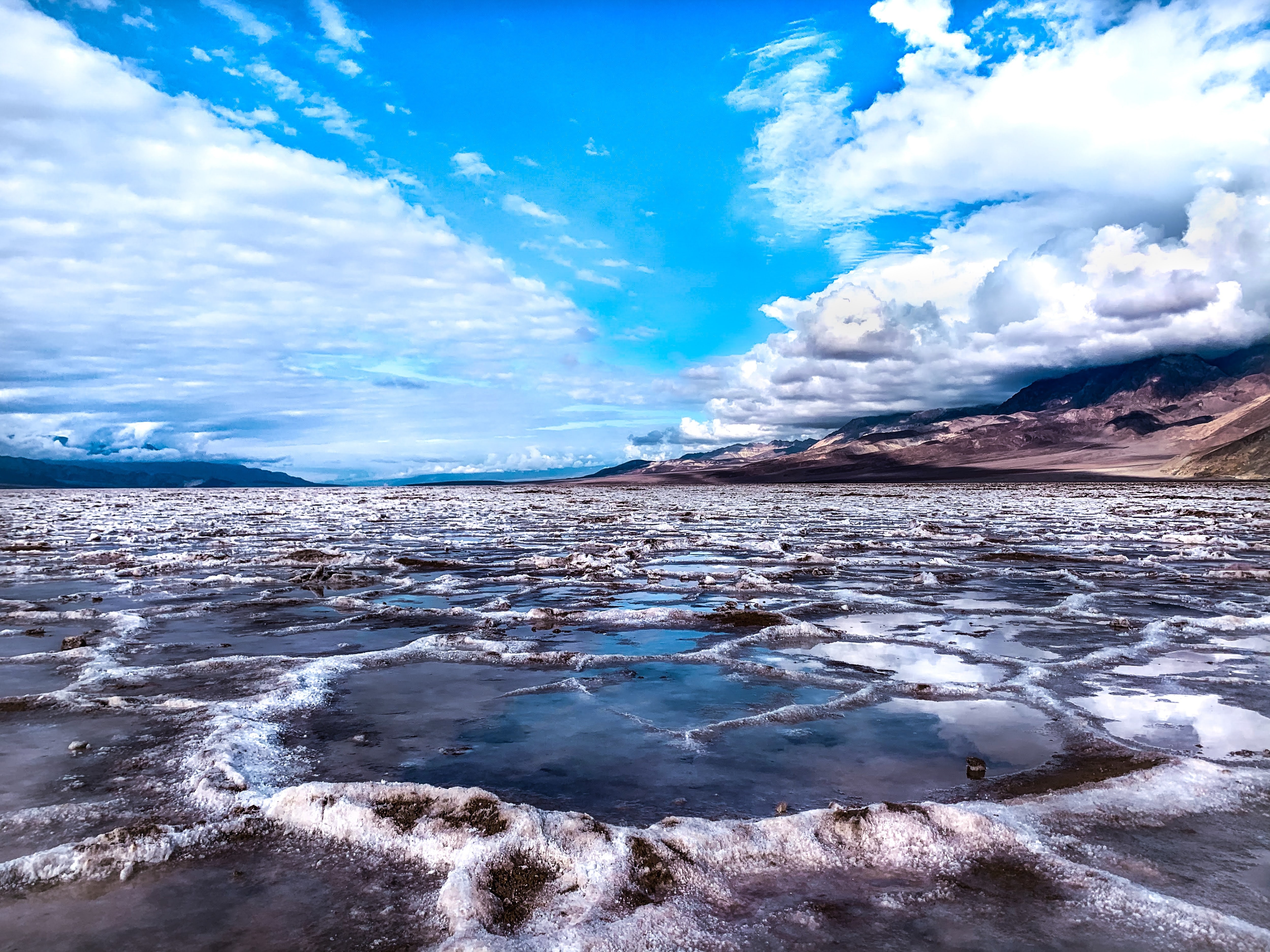 Salzwasserebenen im Death Valley