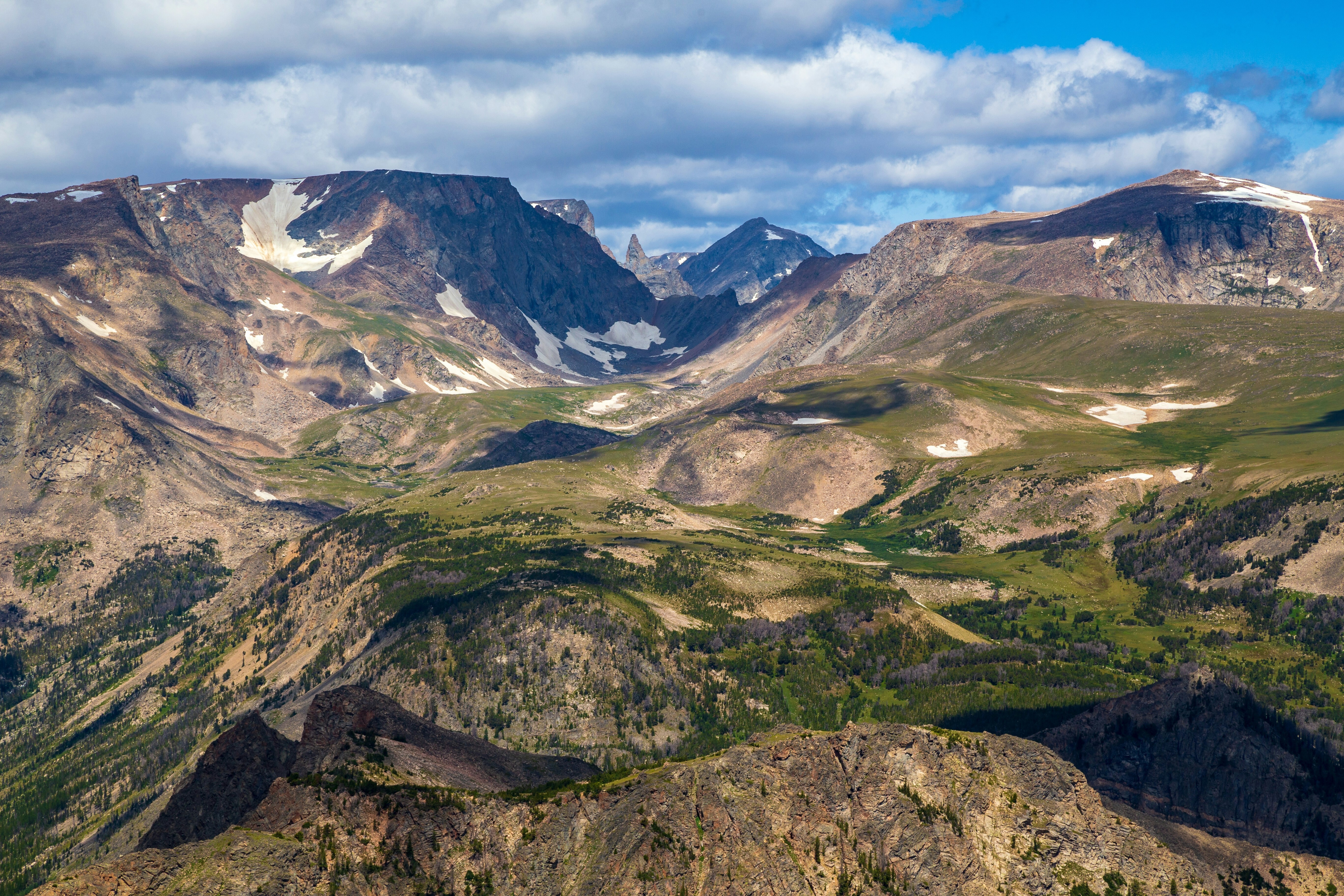 USA Wyoming Bearstooth highway