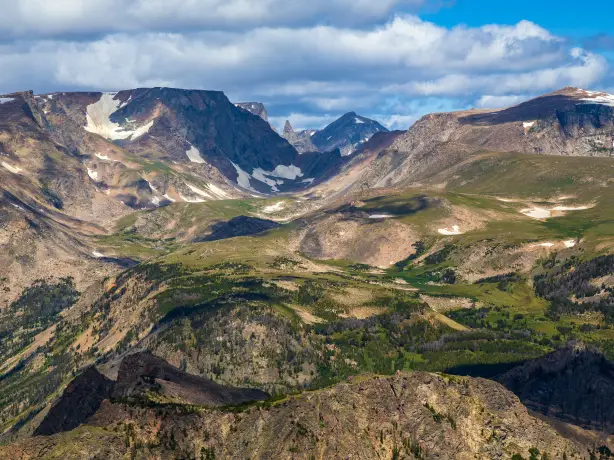 USA Wyoming Bearstooth highway