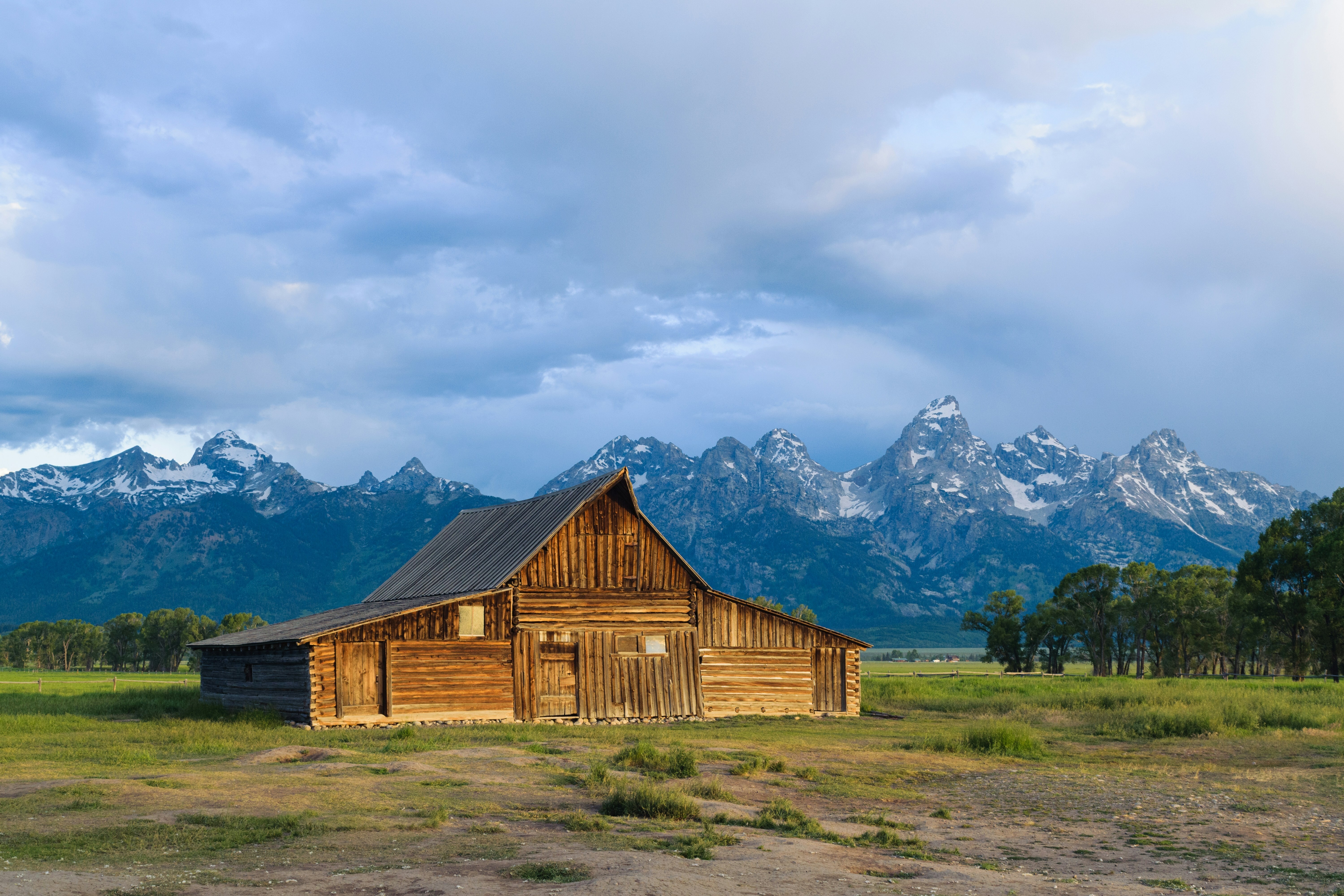USA Wyoming Grand Teton Mormon Row