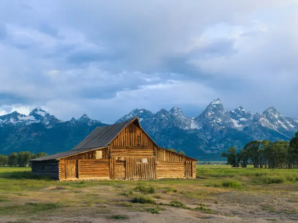 USA Wyoming Grand Teton Mormon Row