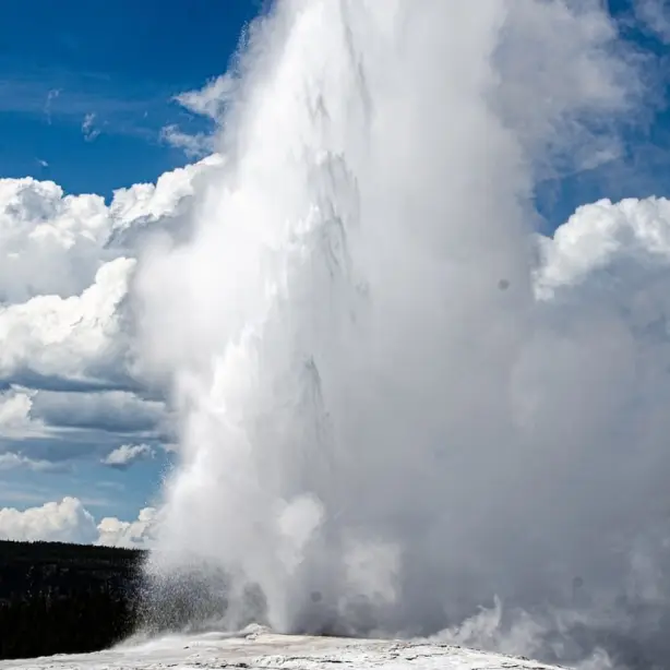 Unitedstates yellowstone nationalpark geyser