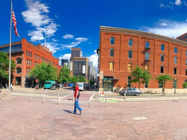 US Colorado Denver downtown area