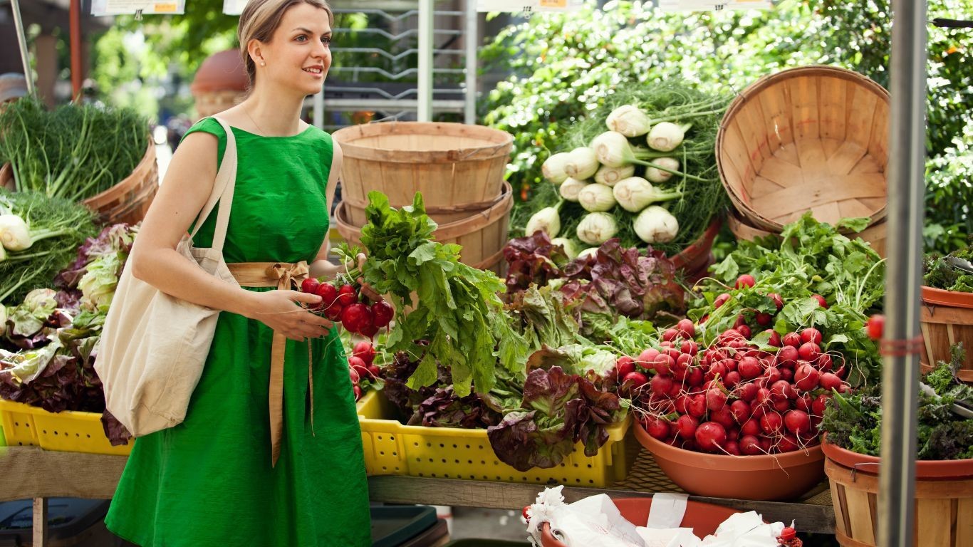 US Oregon Portland farmers market