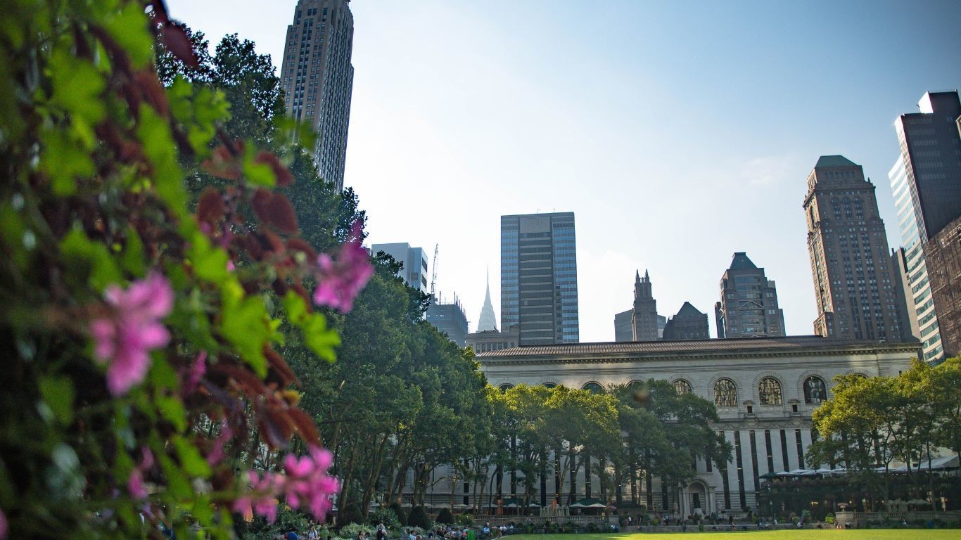 US New York City Bryant Park