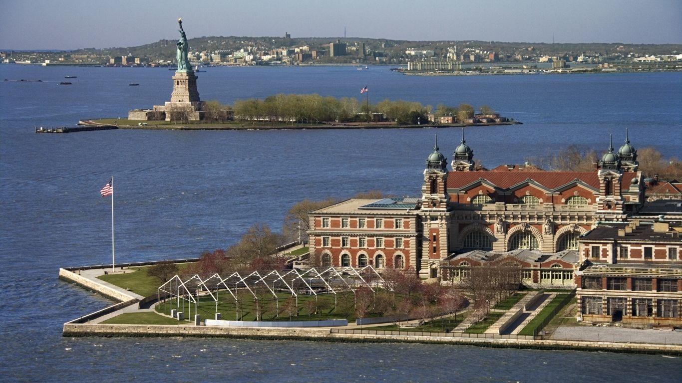 US New York City ellis island