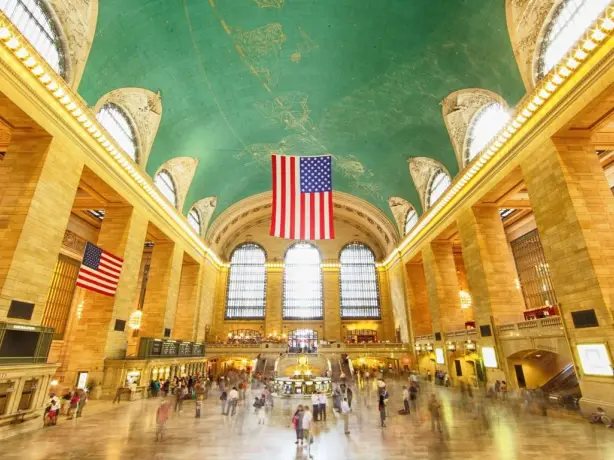 US New York City grand central station