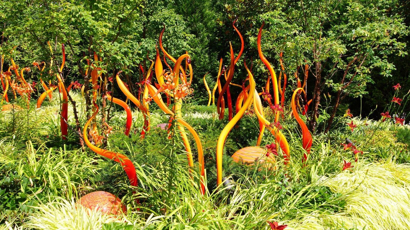 US Washington State Seattle Chihuly Garden and Glass