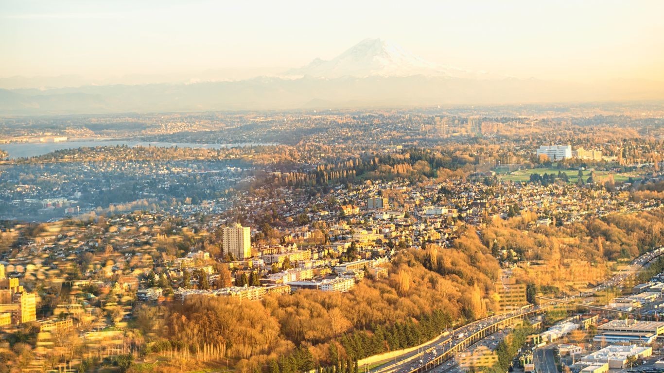 US Washington State Seattle Fall colours