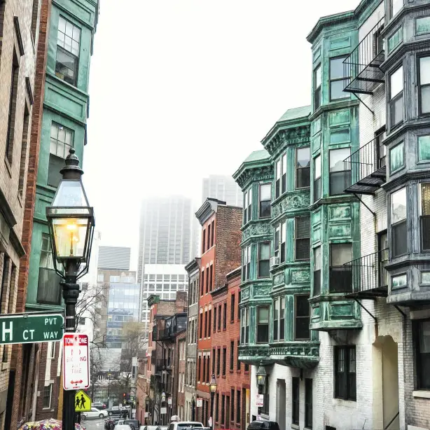 USA New England Massachusetts Boston Beacon Hill