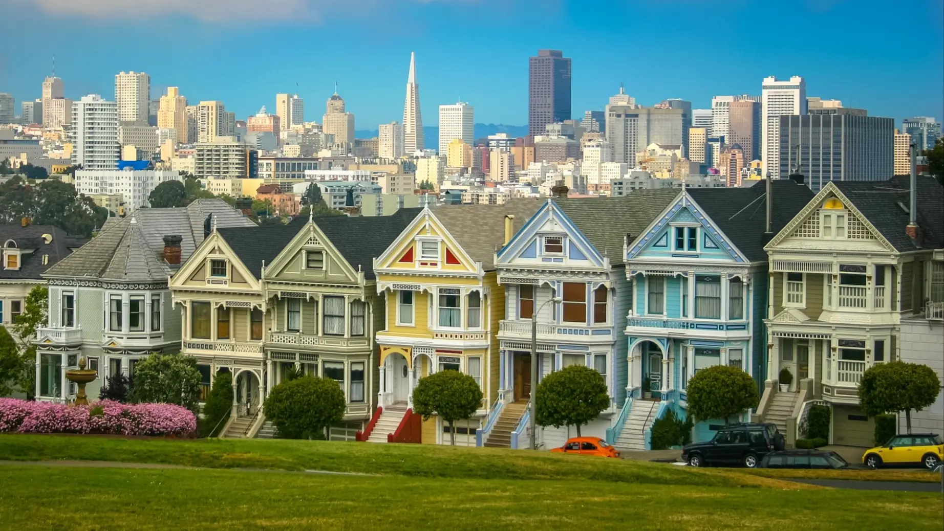 USA Kalifornien San Francisco Painted Ladies