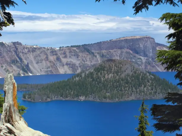 US Oregon Crater Lake Wizard Island