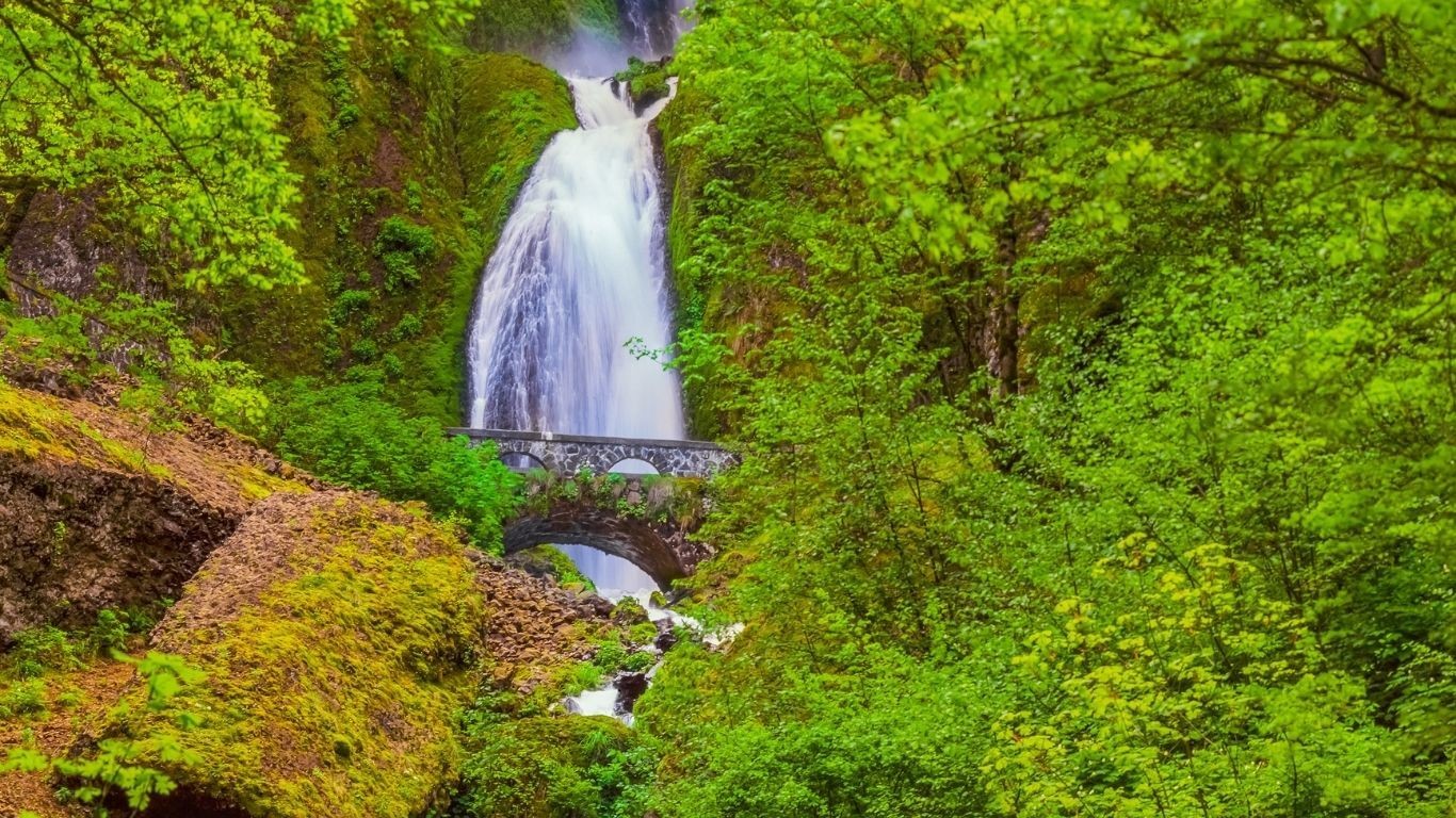 US Oregon Wahkeena Falls