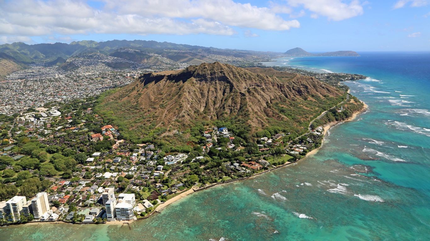 US Honolulu Oahu Diamond Head