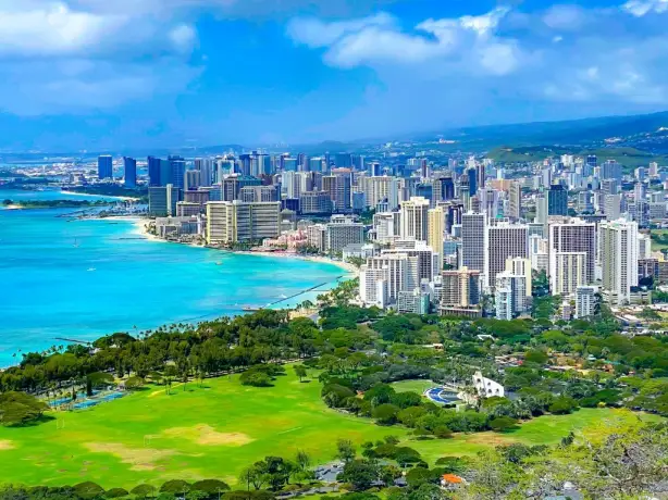 US Honolulu Oahu Wakiki Beach