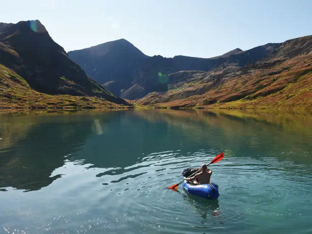 US Alaska Anchorage Chugach State Park rafting